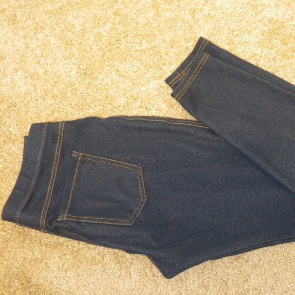 Navy Blue Jeggings Sz M - Picture 4 of 9